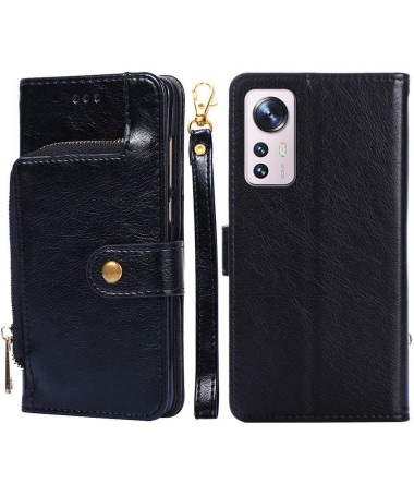 Housse Xiaomi 12 Pro Porte-monnaie simili cuir