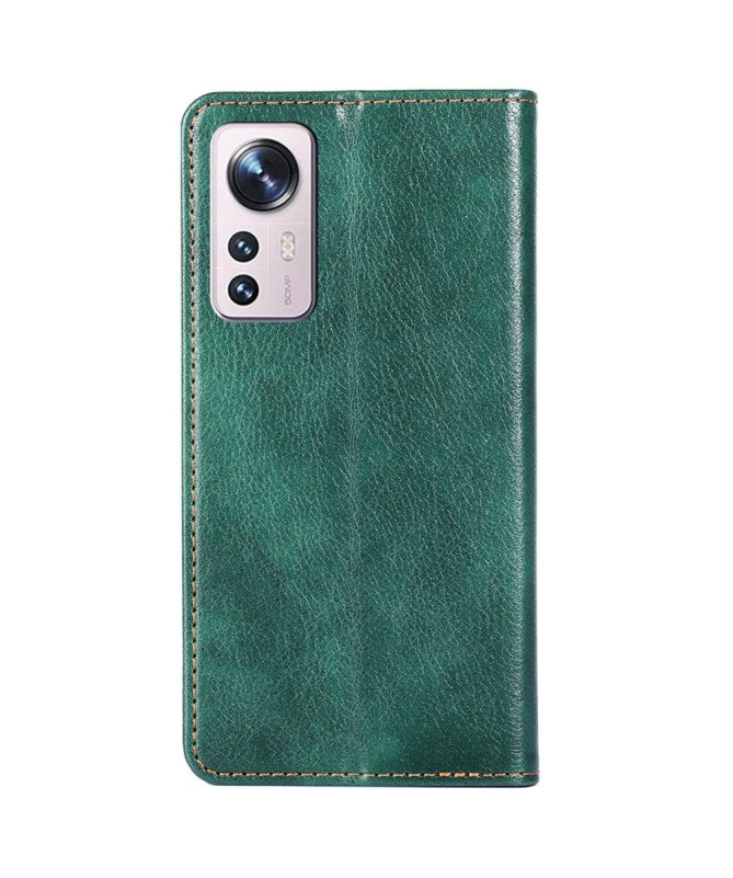 Flip cover Xiaomi 12 Pro PURE simili cuir