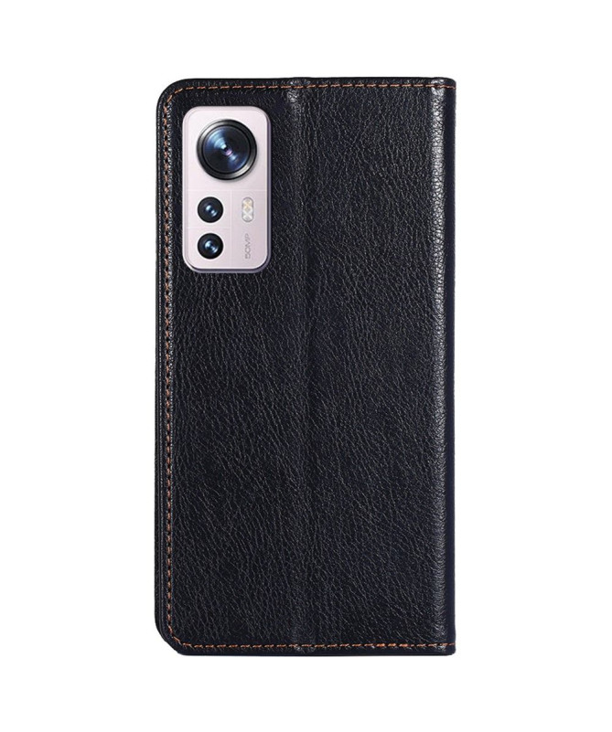 Flip cover Xiaomi 12 Pro PURE simili cuir