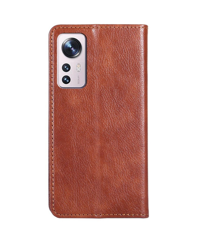 Flip cover Xiaomi 12 Pro PURE simili cuir