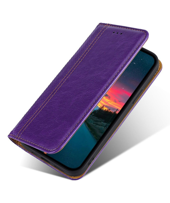 Housse Xiaomi 12 Pro Flip folio coutures