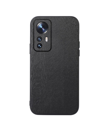 Coque Xiaomi 12 Pro Simili Cuir Effet Écorce