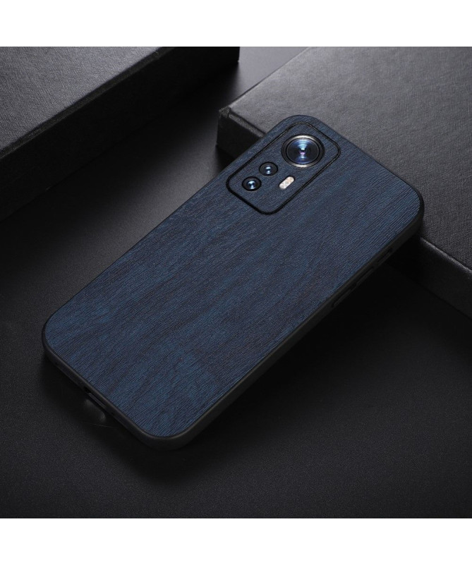 Coque Xiaomi 12 Pro Simili Cuir Effet Écorce