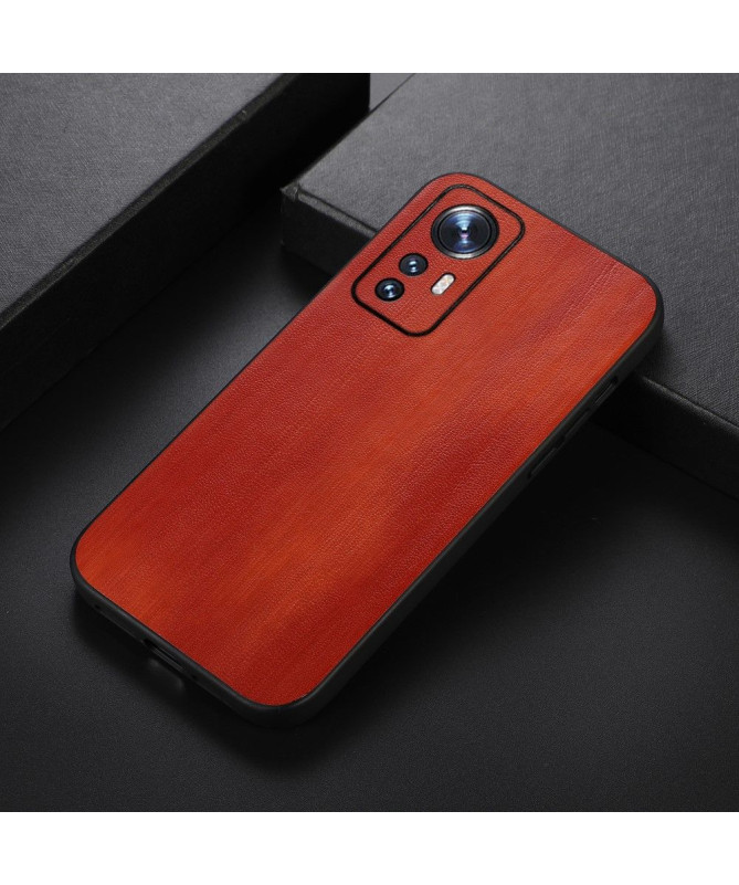 Coque Xiaomi 12 Pro REBEKA effet cuir