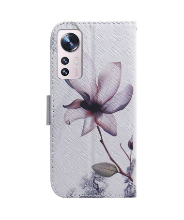 Étui Xiaomi 12 / 12X fleur sauvage