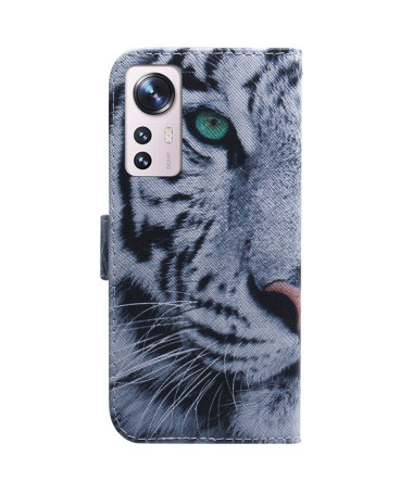 Étui Xiaomi 12 / 12X Tigre Blanc