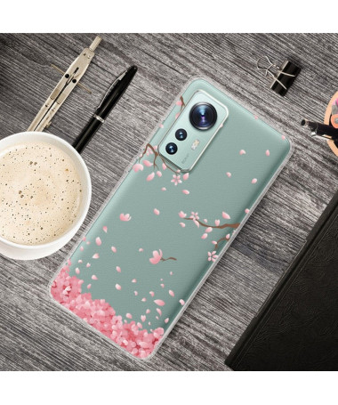 Coque Xiaomi 12 / 12X Pétales de fleurs