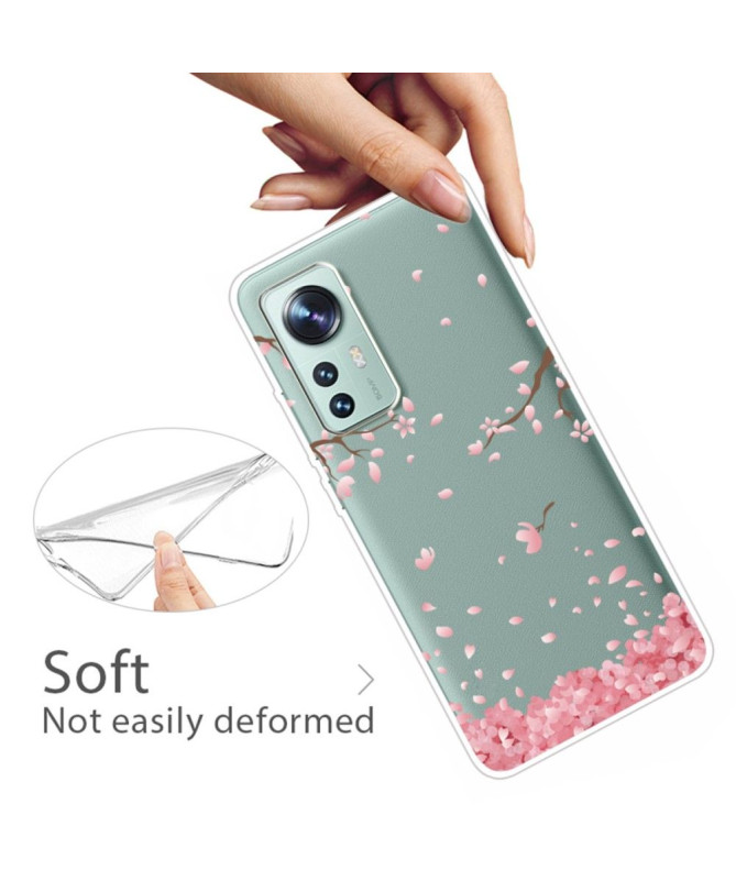 Coque Xiaomi 12 / 12X Pétales de fleurs