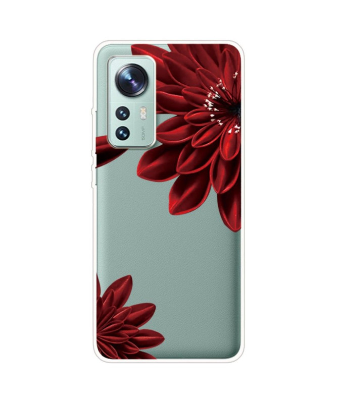 Coque Xiaomi 12 / 12X Pétales Rouges