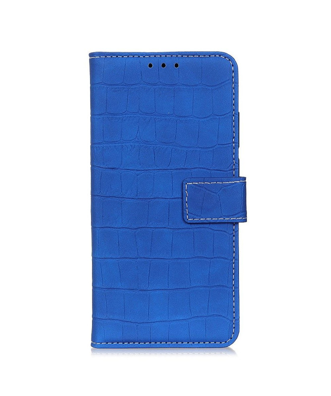 Housse Xiaomi 12 / 12X Aspect Croco coutures