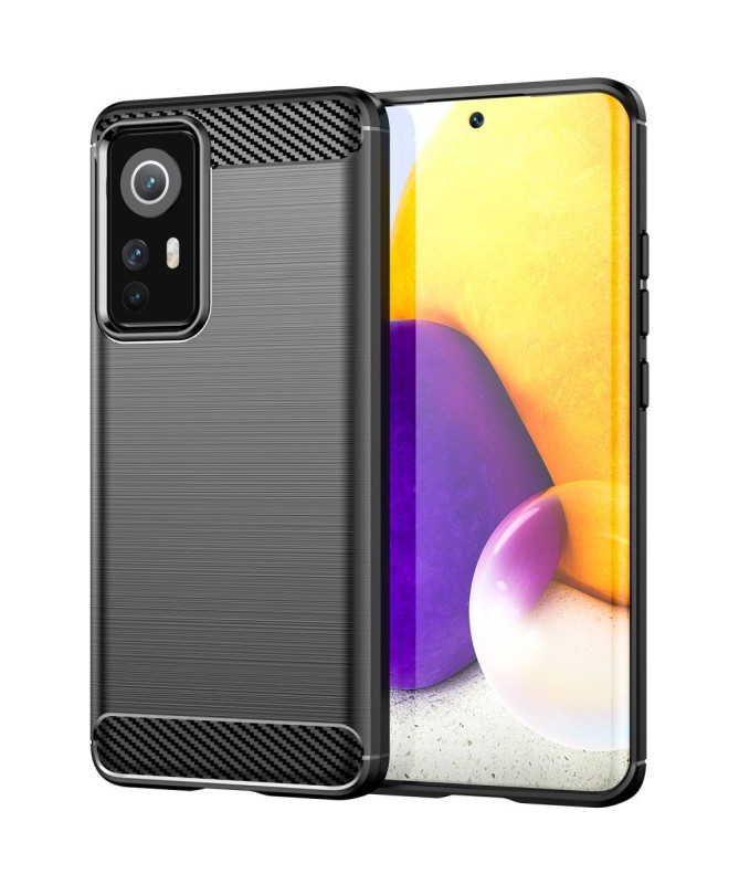 Coque Xiaomi 12 / 12X effet brossé silicone