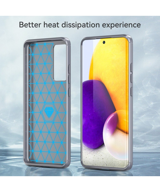 Coque Xiaomi 12 / 12X effet brossé silicone