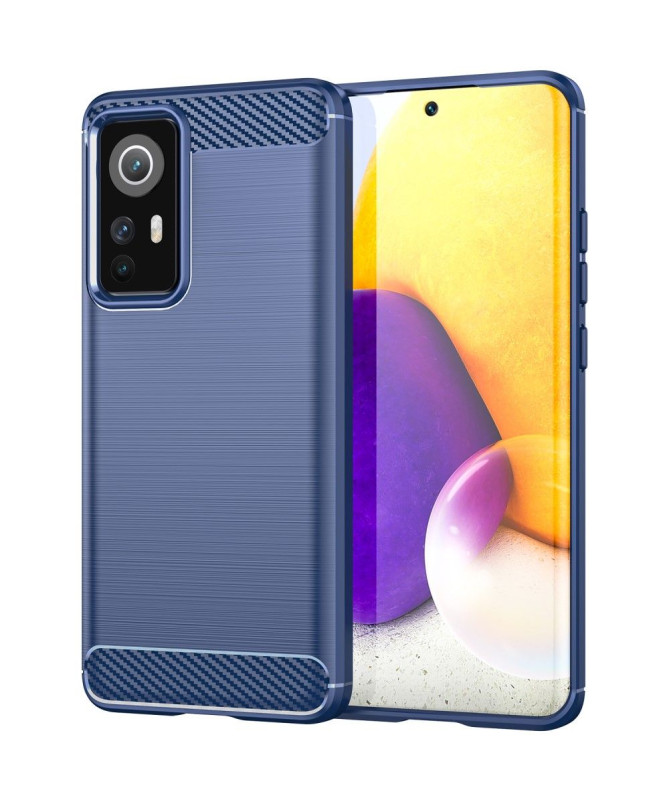 Coque Xiaomi 12 / 12X effet brossé silicone