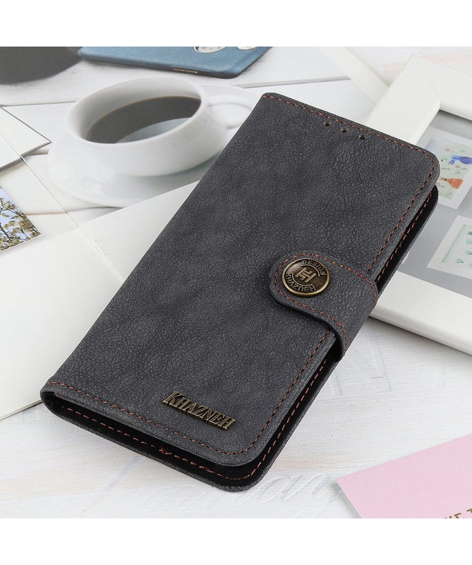 Housse Xiaomi 12 / 12X effet cuir rétro KHAZNEH