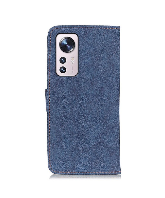 Housse Xiaomi 12 / 12X effet cuir rétro KHAZNEH