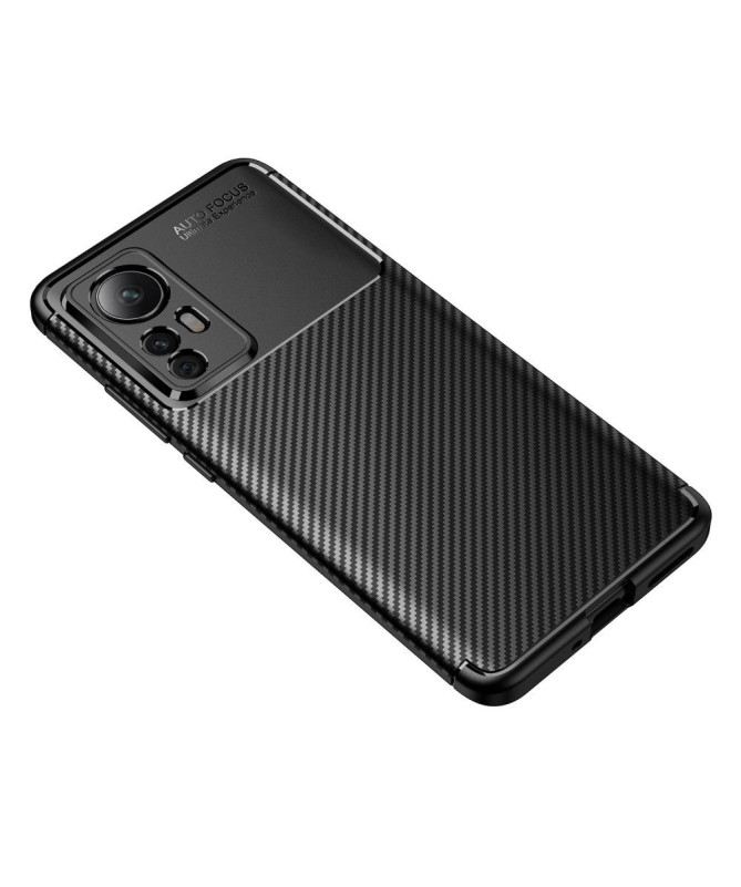 Coque Xiaomi 12 / 12X style fibre de carbone