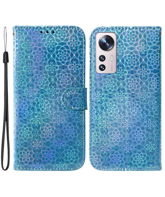 Housse Xiaomi 12 Pro Fleurs Holographiques