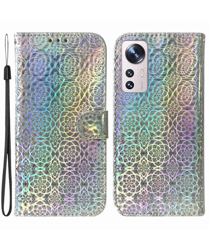 Housse Xiaomi 12 Pro Fleurs Holographiques