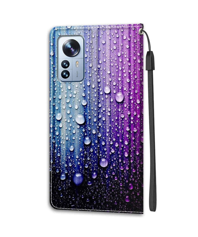 Housse Xiaomi 12 Pro Gouttes d'eau