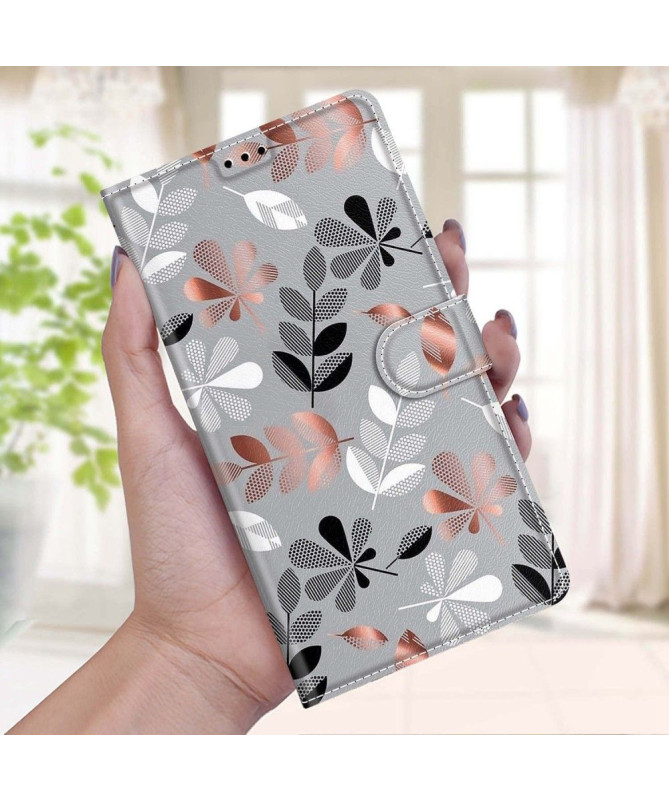 Housse Xiaomi 12 Pro Illustration feuilles sauvages