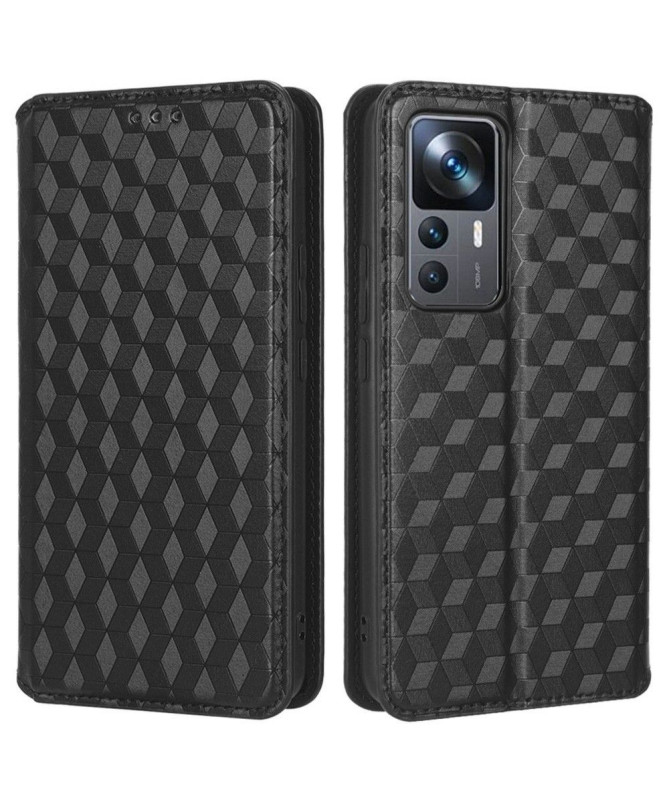 Housse Xiaomi 12T / 12T Pro flip cover design géométrie