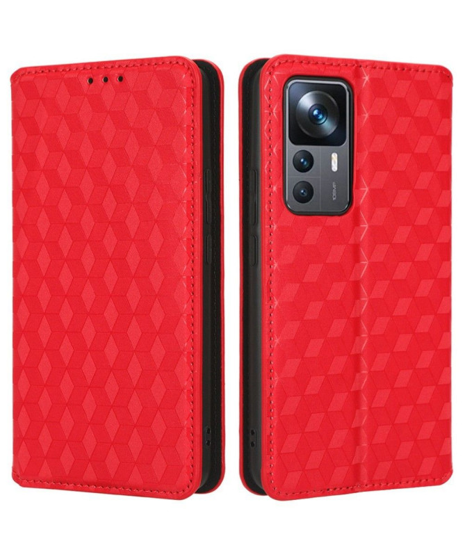 Housse Xiaomi 12T / 12T Pro flip cover design géométrie