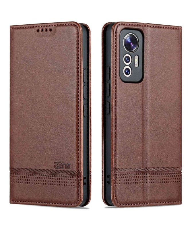 Étui Xiaomi 12 Lite portefeuille AZNS simili cuir