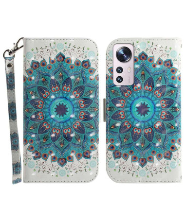 Housse Xiaomi 12 Lite Paon Mandala