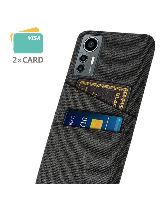 Coque Xiaomi 12 Lite Tissu Porte-Cartes