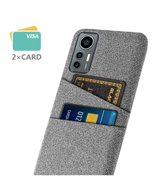 Coque Xiaomi 12 Lite Tissu Porte-Cartes