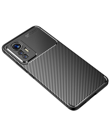 Coque Xiaomi 12 Lite style fibre de carbone