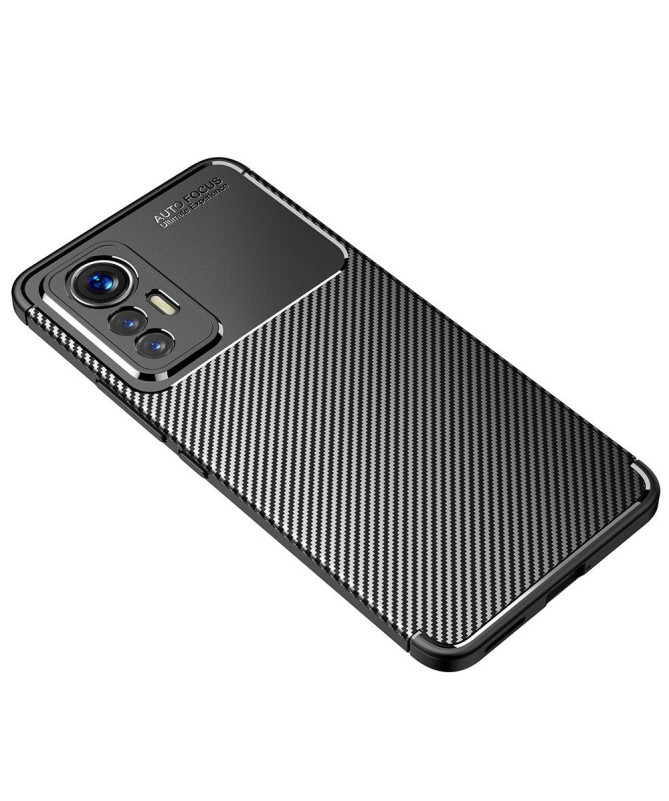 Coque Xiaomi 12 Lite style fibre de carbone