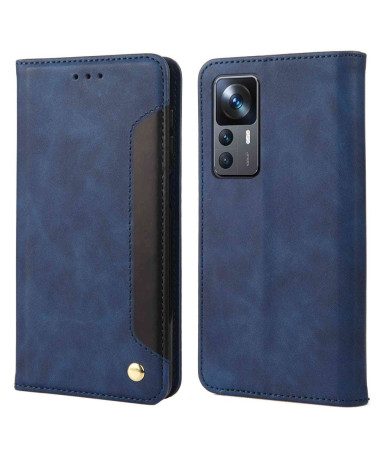 Flip Cover Xiaomi 12T / 12T Pro Business simili cuir