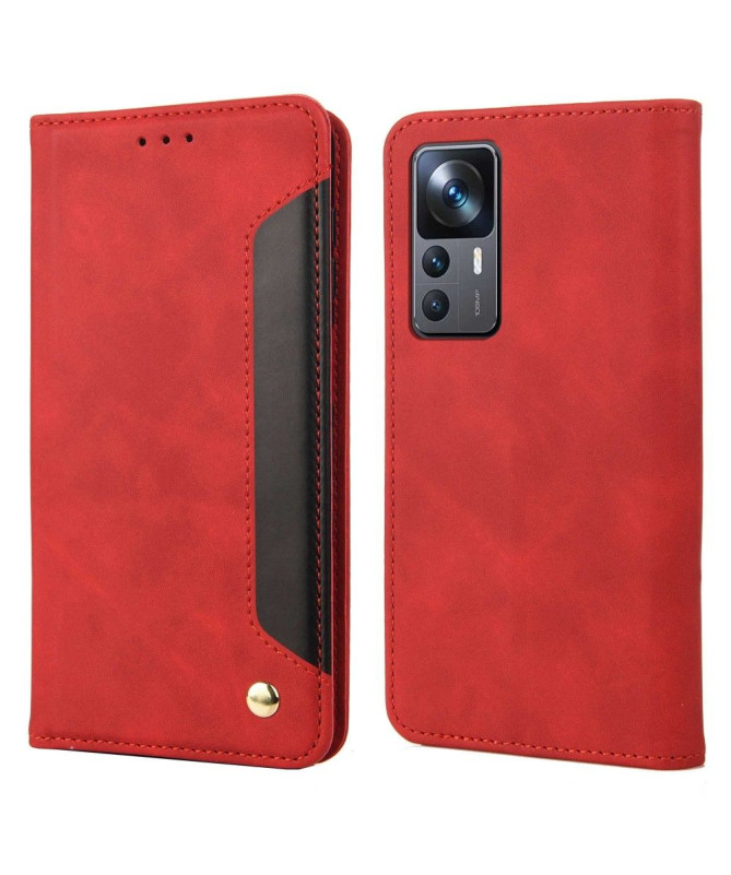 Flip Cover Xiaomi 12T / 12T Pro Business simili cuir