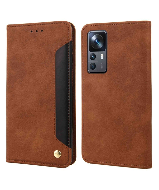 Flip Cover Xiaomi 12T / 12T Pro Business simili cuir