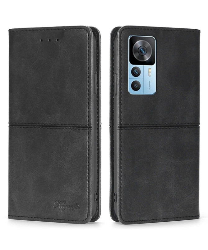 Flip Cover Xiaomi 12T / 12T Pro Simili Cuir Vintage