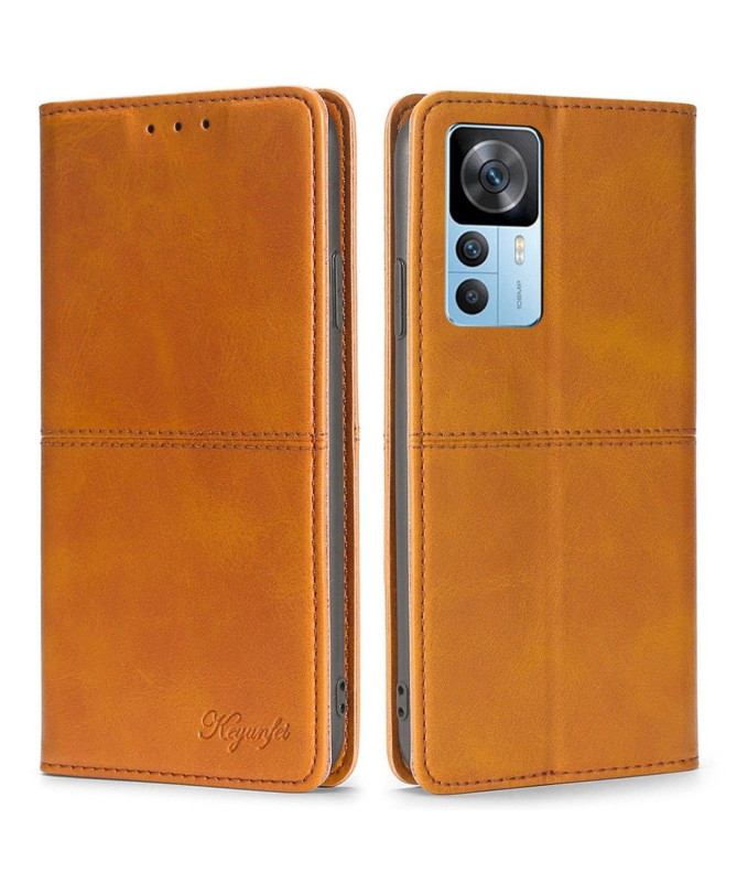 Flip Cover Xiaomi 12T / 12T Pro Simili Cuir Vintage