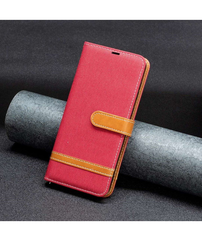 Housse Xiaomi Redmi 8 revêtement tissu porte cartes