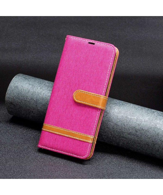 Housse Xiaomi Redmi 8 revêtement tissu porte cartes