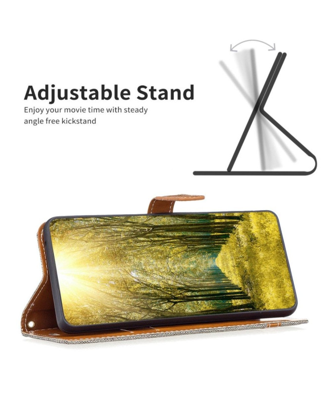 Housse Xiaomi Redmi 8 revêtement tissu porte cartes