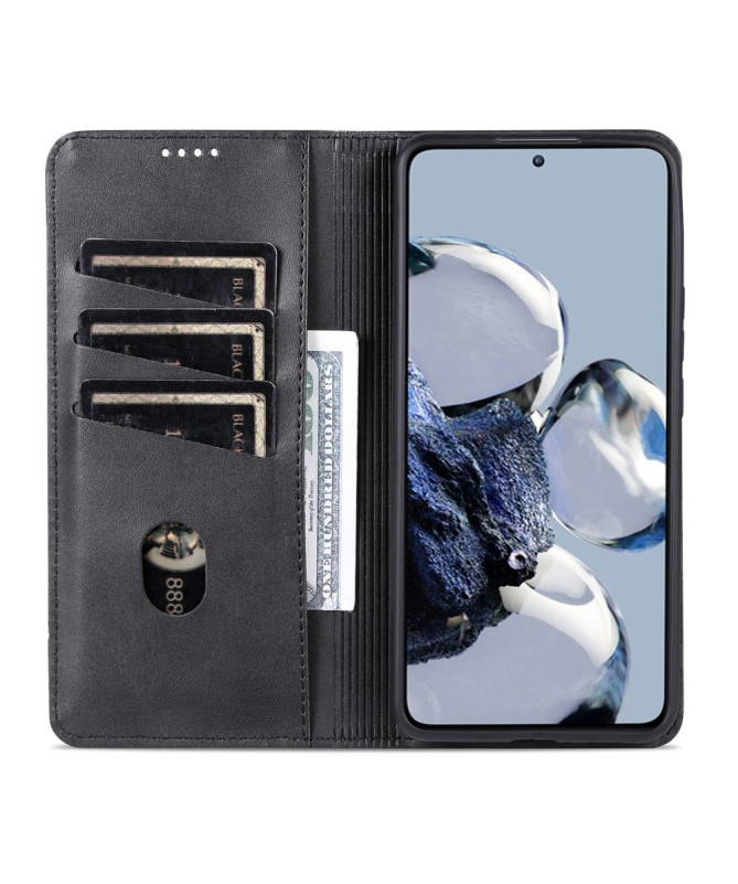 Flip cover Xiaomi 12T / 12T Pro Porte-cartes AZNS simili cuir