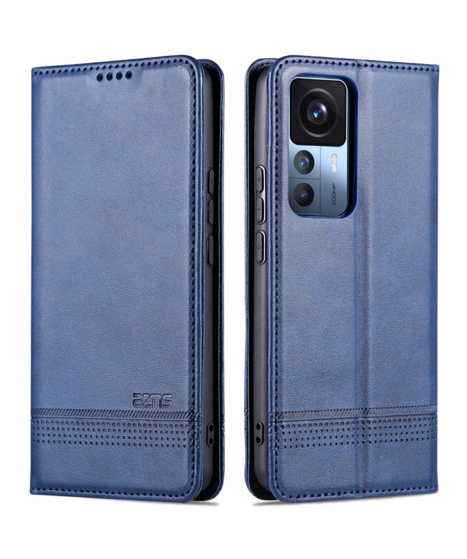 Flip cover Xiaomi 12T / 12T Pro Porte-cartes AZNS simili cuir