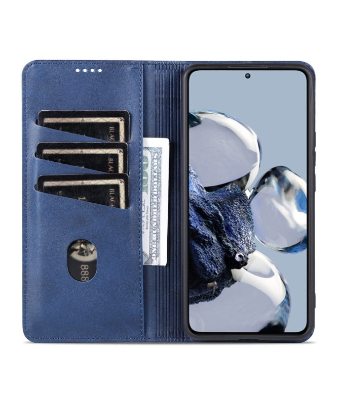 Flip cover Xiaomi 12T / 12T Pro Porte-cartes AZNS simili cuir