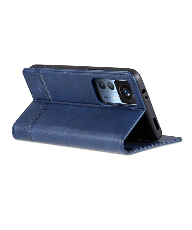 Flip cover Xiaomi 12T / 12T Pro Porte-cartes AZNS simili cuir