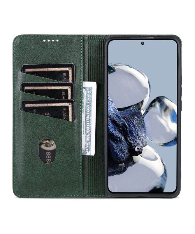 Flip cover Xiaomi 12T / 12T Pro Porte-cartes AZNS simili cuir