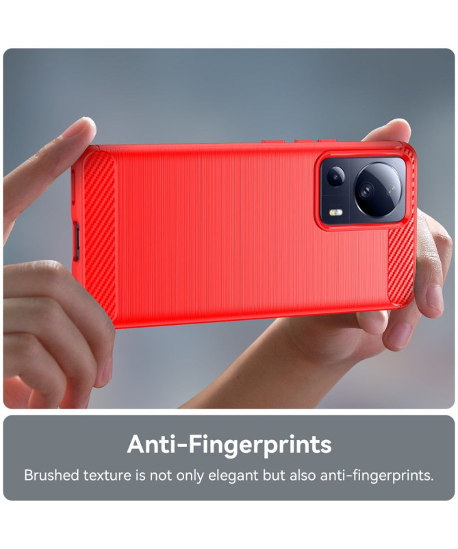 Coque Xiaomi 13 Lite effet brossé silicone