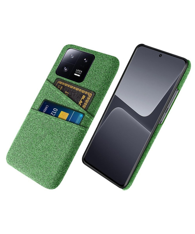 Coque Xiaomi 13 Pro Tissu Porte-Cartes