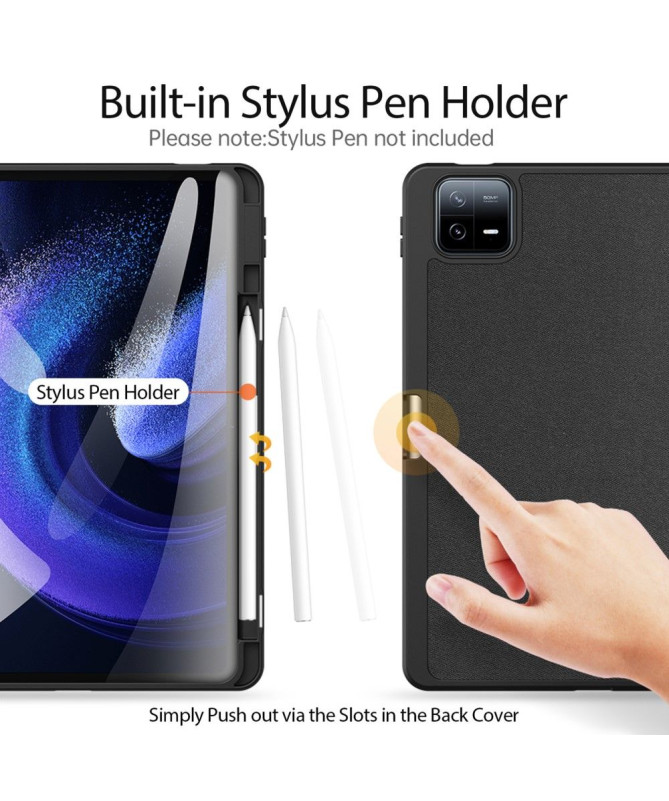 Housse Xiaomi Pad 6 / 6 Pro Tri-Fold Premium Series Noir - photo 3