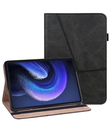 Housse Xiaomi Pad 6 / 6 Pro Lines effet cuir rétro