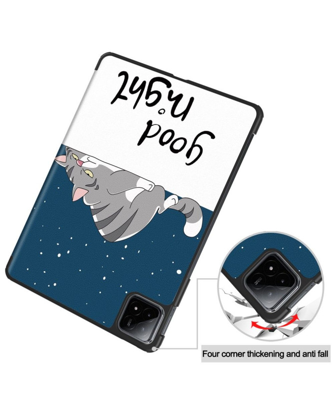 Étui Xiaomi Pad 6S Pro 12.4 Support Motif Chat - photo 5